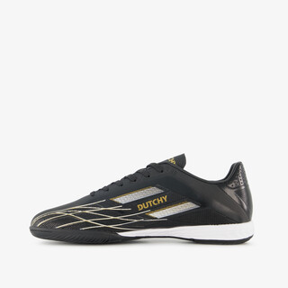 Dutchy IC heren zaalschoenen zwart goud