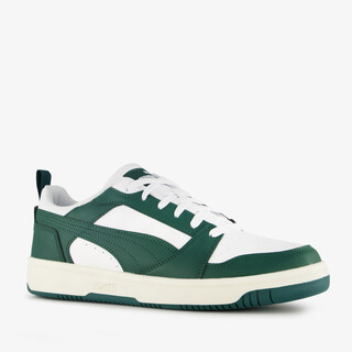 Puma Rebound V6 Low heren sneakers groen wit