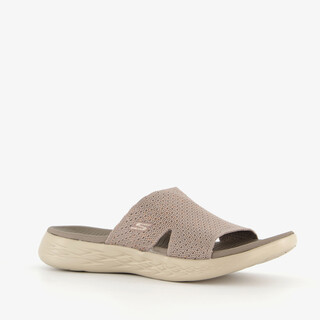 Skechers On The Go dames slippers taupe