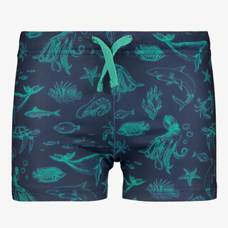 Osaga jongens zwembroek blauw met zeedieren