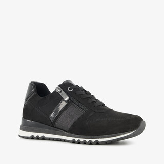 Nova dames sneakers met lak zwart