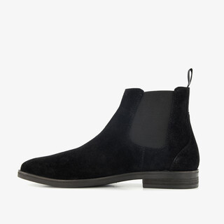 Van Beers suède heren Chelsea boots zwart