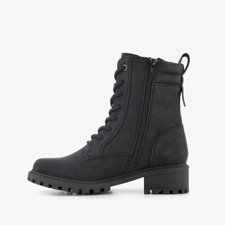 Blue Box dames veterboots zwart