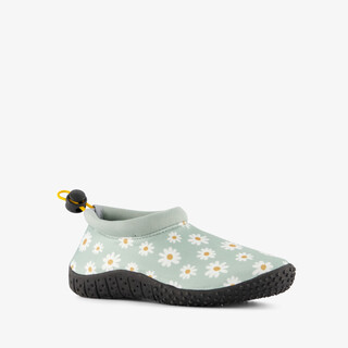 Kinder waterschoenen met madeliefjes mintgroen