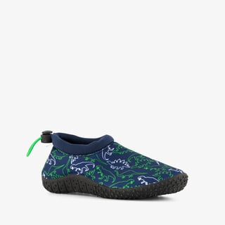Kinder waterschoenen met dino print blauw