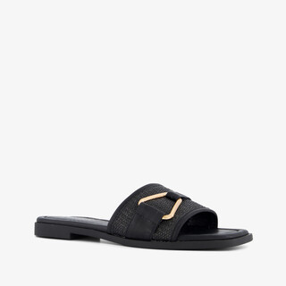 Blue Box dames slippers zwart