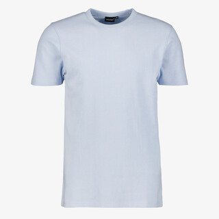 Unsigned heren badstof T-shirt lichtblauw