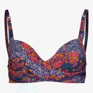 Osaga voorgevormde dames bikinitop print blauw