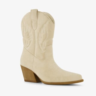 Blue Box dames western laarzen beige