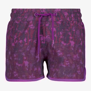 Osaga meisjes sweat short met print paars