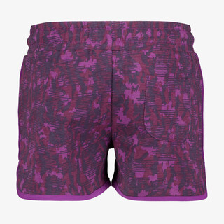 Osaga meisjes sweat short met print paars