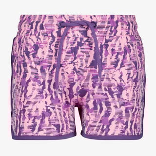 Osaga meisjes sweat short met print paars roze