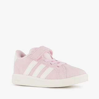 Adidas Grand Court 00s meisjes sneakers roze wit