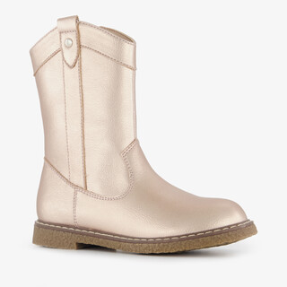 Blue Box meisjes western boots metallic goud
