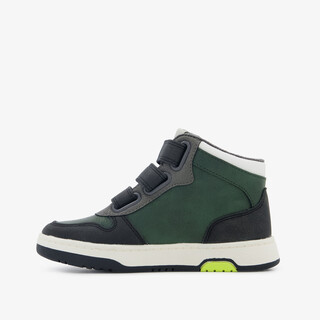 Blue Box hoge jongens sneakers grijs groen