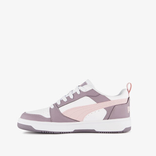 Puma Rebound V6 Low dames sneaker paars wit