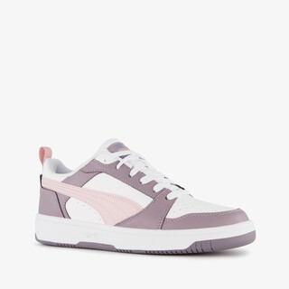 Puma Rebound V6 Low dames sneaker paars wit
