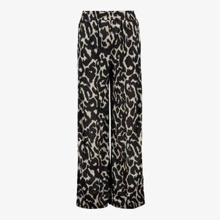 TwoDay dames wide leg broek met luipaardprint