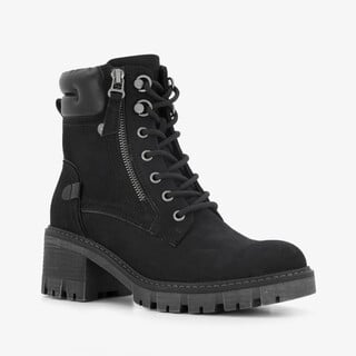 Blue box dames veterboots zwart