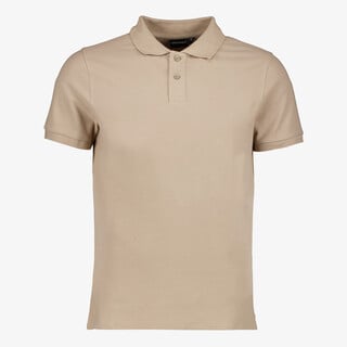 Unsigned heren polo beige