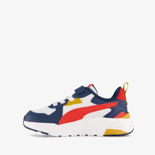 Puma Trinity Lite AC+ kinder sneakers rood blauw
