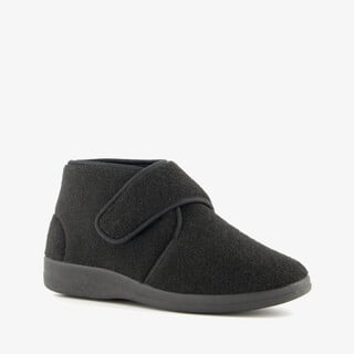 Thu!s dames pantoffels zwart met klittenband