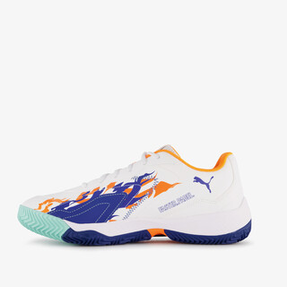 Puma Nova Smash unisex tennisschoenen wit blauw