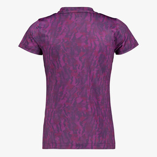 Osaga Dry meisjes sport T-shirt met print paars