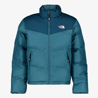 The North Face gewatteerde heren winterjas blauw