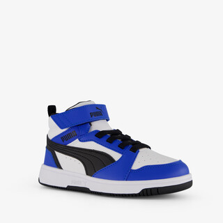 Puma Rebound V6 Mid kinder dames sneakers blauw
