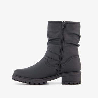 Blue Box dames biker boots zwart
