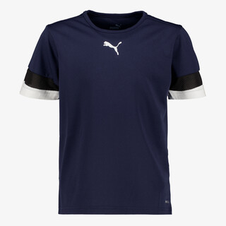 Puma teamRISE Jersey kinder voetbal T-shirt donkerblauw