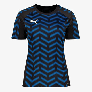 Puma IndividualBLAZE dames sport T-shirt zwart blauw