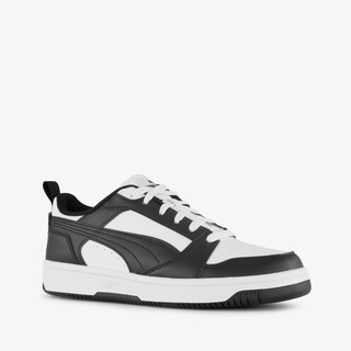 Puma Rebound V6 Low dames sneakers zwart wit