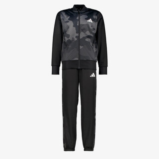 Adidas Sportswear Camouflage kinder trainingspak zwart
