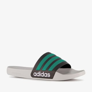 Adidas Adilette heren badslippers grijs groen