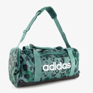 Adidas Linear Graphic Duffel Small sporttas met print groen