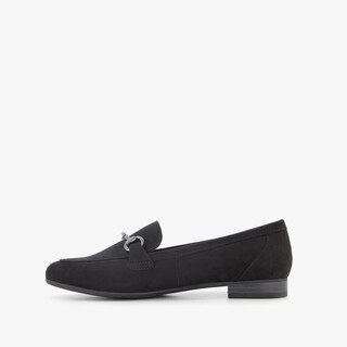 Nova dames loafers met gesp zwart