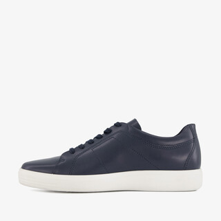 ECCO leren heren sneakers donkerblauw