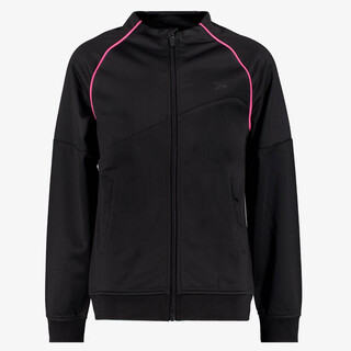 Dutchy meisjes  trainingsjas zwart roze