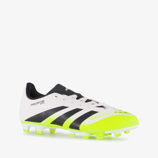 Adidas Predator Club MG kinder voetbalschoenen wit zwart