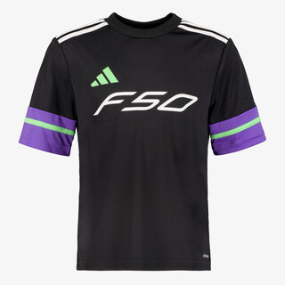 Adidas F50 JSY Y kinder voetbal T-shirt zwart paars