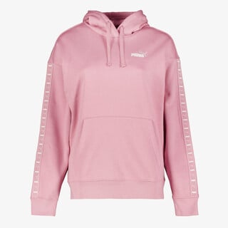 Puma ESS Tape dames hoodie roze