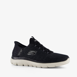 Skechers Slip-ins: Summits Key Pace heren sneakers zwart wit