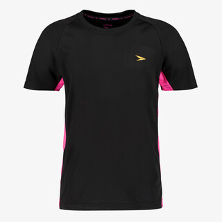 Dutchy kinder  voetbal T-shirt zwart roze