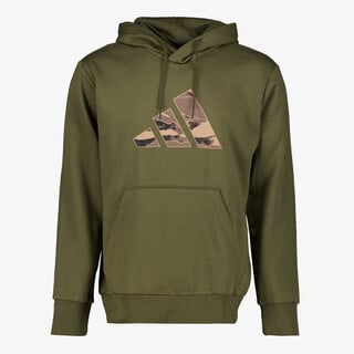 Adidas Camo 3B heren hoodie groen