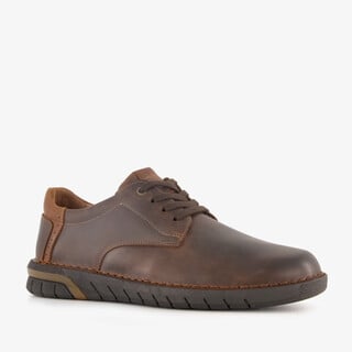 Hush Puppies leren heren veterschoenen bruin