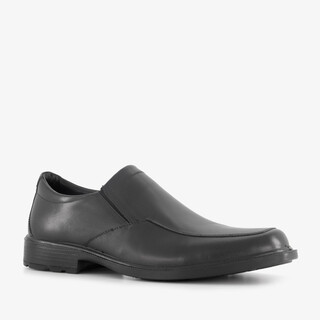 Hush Puppies leren heren instappers zwart