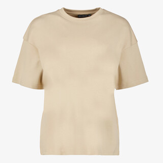 TwoDay oversized dames T-shirt beige