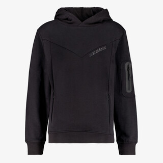 Unsigend jongens hoodie zwart